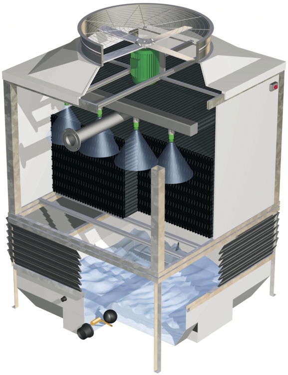 Градирня для охлаждения фото