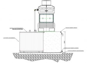 Scheme of a Cooling Tower for a Foundry